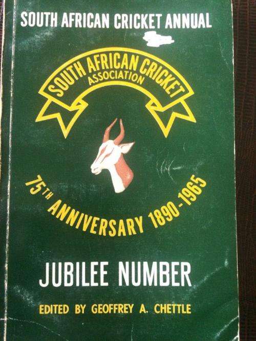 WOW!! ONE LOT OF 11 SOUTH AFRICAN CRICKET ANNUALS 1965 TO 1975