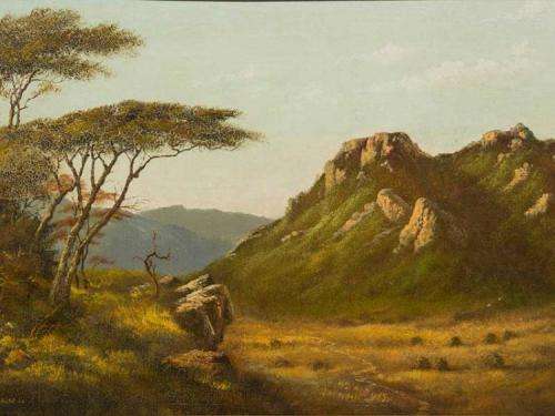 Eric Forlee Stunning Landscape is s treasure from this Master artist! - Investment art! (value R20k)