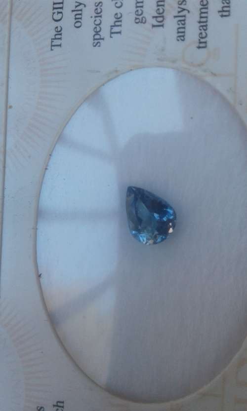 1.33 ct "GIL" CERTIFIED TOP CLASS FIRE BLUISH VIOLET 100% NATURAL TANZANITE