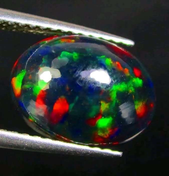 Natural 2.30 Ct Black Ethiopian Opal Video