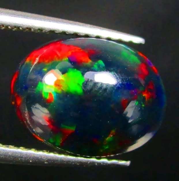 Natural 2.30 Ct Black Ethiopian Opal Video