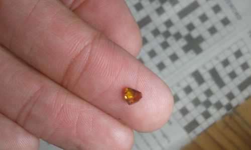 Natural Rare 0.25 Ct Orange Brown Diamond