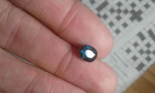 Natural 2.10 Ct Blue Sapphire Certified
