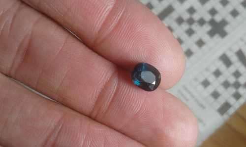 Natural 2.10 Ct Blue Sapphire Certified