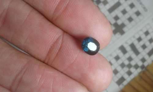 Natural 2.10 Ct Blue Sapphire Certified