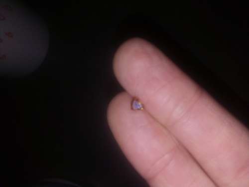 Natural 0.34 Ct Orange Brown Diamond