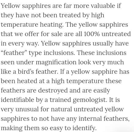 4Ct Massive Natural Yellow Sapphire ( Unheated )