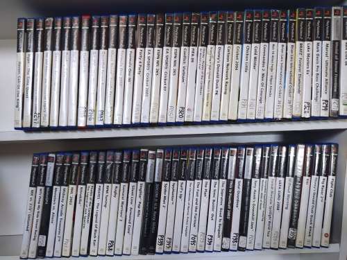 124 x PlayStation 2 Games