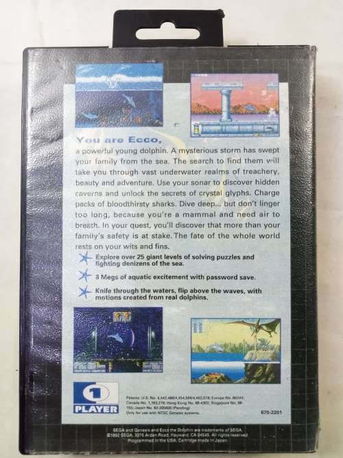 Ecco The Dolphin (Sega Genesis / Mega Drive)