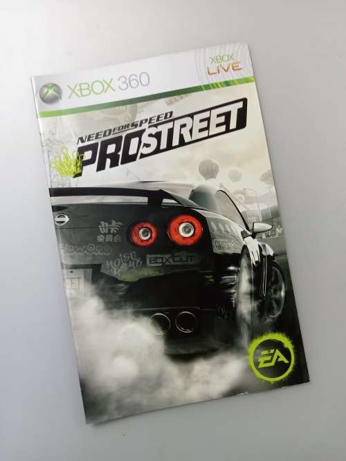 Need For Speed Prostreet - MANUAL ONLY  (Xbox 360)