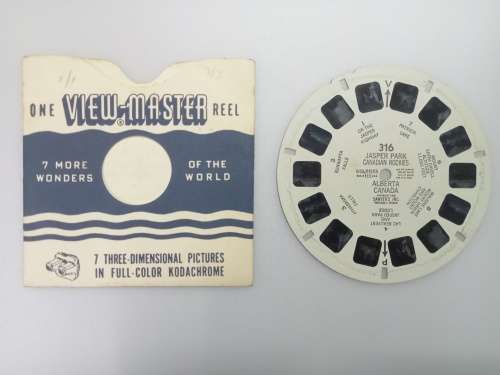 View-Master: 316 - Jasper Park Canadian Rockies: Alberta Canada