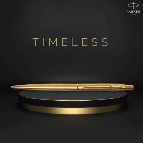 PARKER CLASSIC SLIMLINE GOLD , MATTE BLACK & SILVER BALL PEN - each