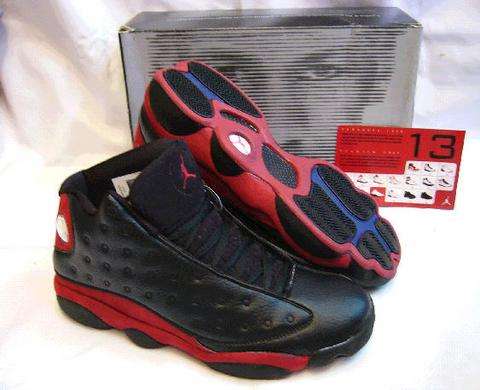 NIKE AIR JORDAN XIII (13) RETRO BLACK AND RED SIZE 7UK(ZA) 8US STARTING @ R1 NO RESERVE