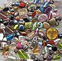 1/2 kg OF GRADE A MIXED BEADS AND CHARMS
