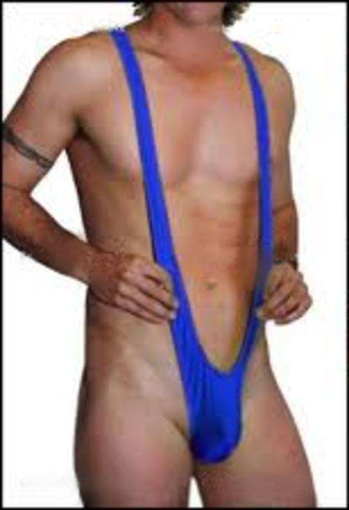 BLUE  BORAT MAN-KINI