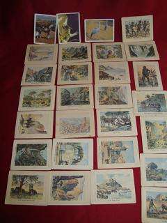 "ONS LAND" Springbok cigaret cards from the 1940 s
