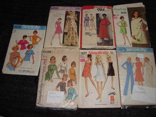 7 x SIMPLICITY PATTERNS