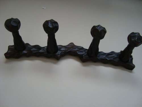 wooden WALL HANGING made in SPAIN for coats/jackets