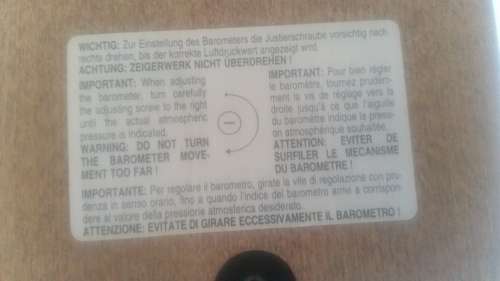 HYGROMETER..THERMOMETER...BAROMETER made in GERMANY