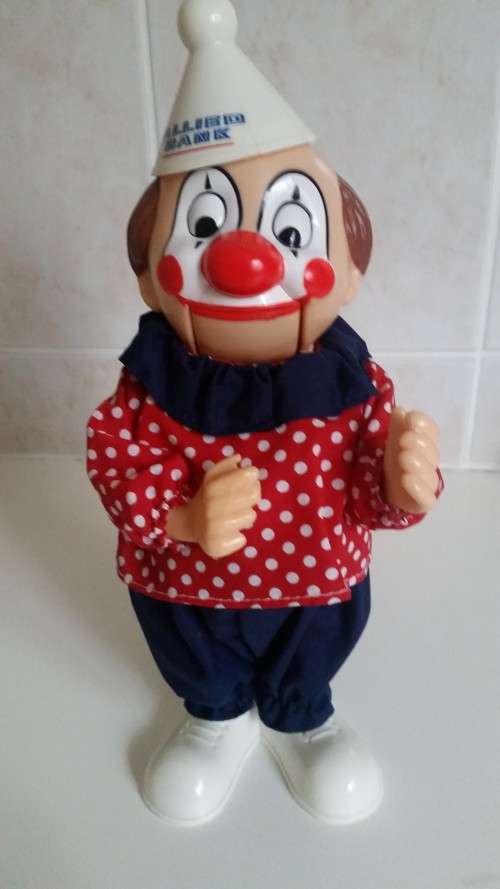 vintage ALLIED savings bank "CLOWN" - very rare  and in perfect condition