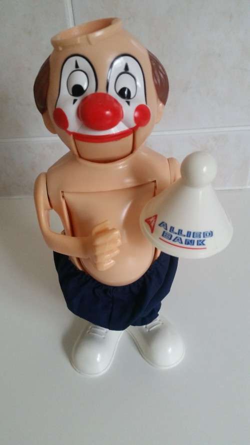 vintage ALLIED savings bank "CLOWN" - very rare  and in perfect condition