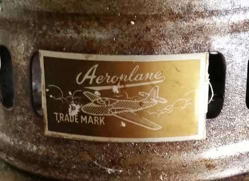 Vintage storm kerosene lantern Aeroplane trade mark...very RARE