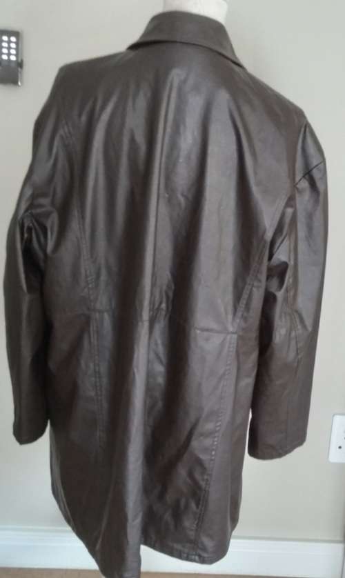 DONATELLA XXL faux leather jacket