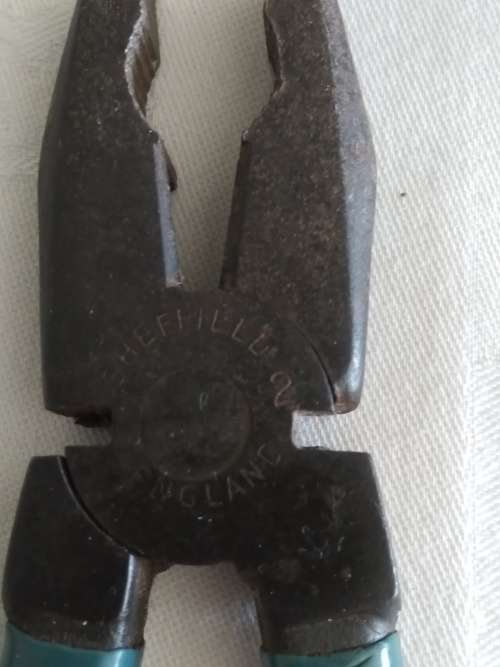 antique MALCO USA HAMMER  and  KNIPEX West Germany PLIERS..box type NOOITGEDACHT rare  planer