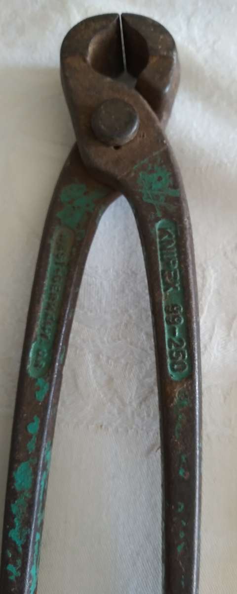 antique MALCO USA HAMMER  and  KNIPEX West Germany PLIERS..box type NOOITGEDACHT rare  planer