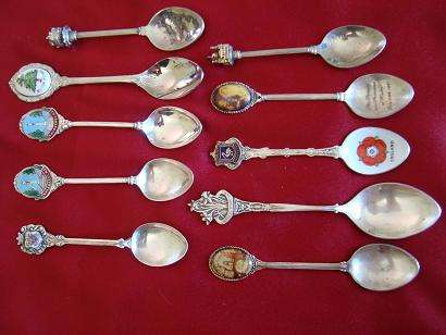 EPNS SOUVENIR SPOONS - MIXED LOT