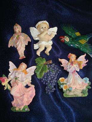 Collection of FAIRY AND ANGLE fridge magnets