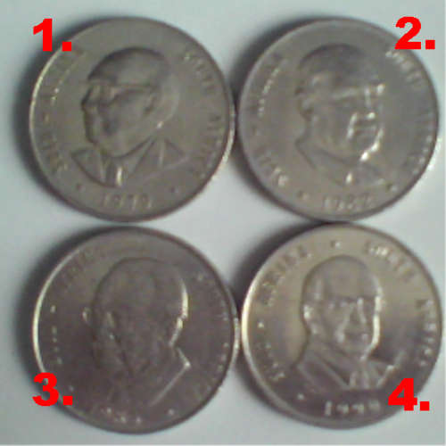 CIRCULATED  R1   NICKLE    COINS##  DIEDERICKS ##  VOSTER  ##  MARAIS  ##  BOTHA  ##