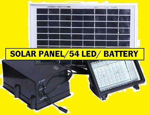 SOLAR  LED  FLOOD  LIGHT