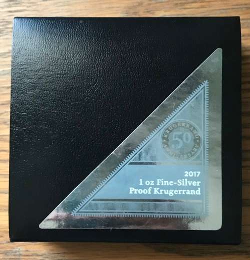 2017   FIRST STRUCK  ## PROOF ##  SILVER  1 OZ  KRUGERRAND  LIMITED  MINTAGE  ONLY  15000