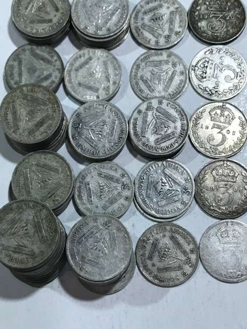 170 x TICKEYS / 3 PENCE /3d silvers # SEE  DESCRIPTION FOR DATES# BID PER COIN TO TAKE THE LOT#