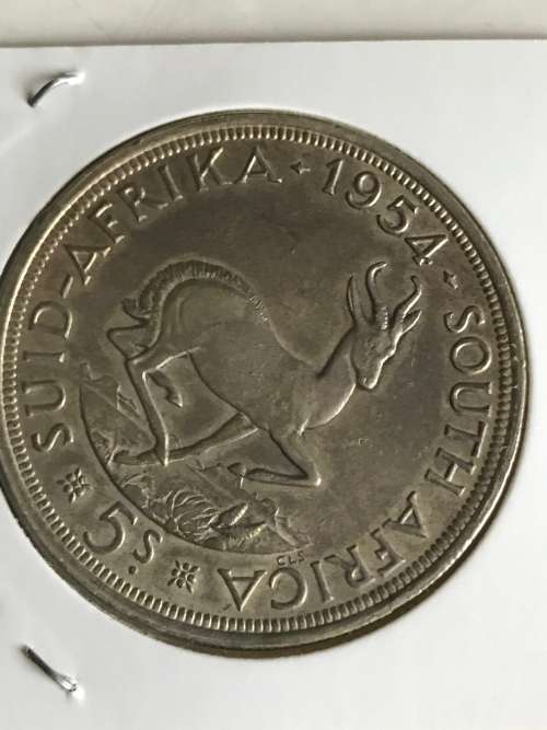 UNION OF SA CROWNS / 5 SHILLINGS INCLUDING  1950 # IN EXCELLENT CONDITION#BID FOR1TO TAKE ALL#