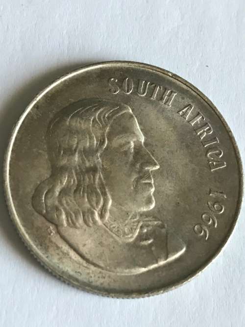 1966  AFRIKAANS  R1 SILVER  CONTENT 12g  PURE SILVER