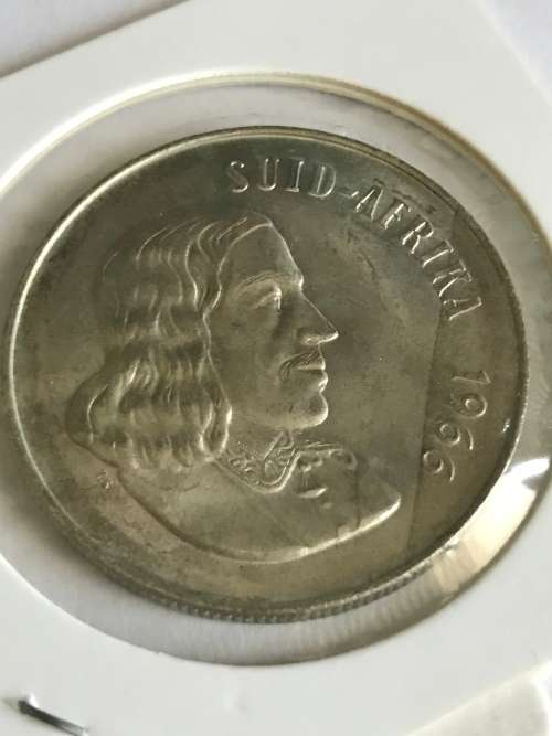 1966  AFRIKAANS  R1 SILVER  CONTENT 12g  PURE SILVER