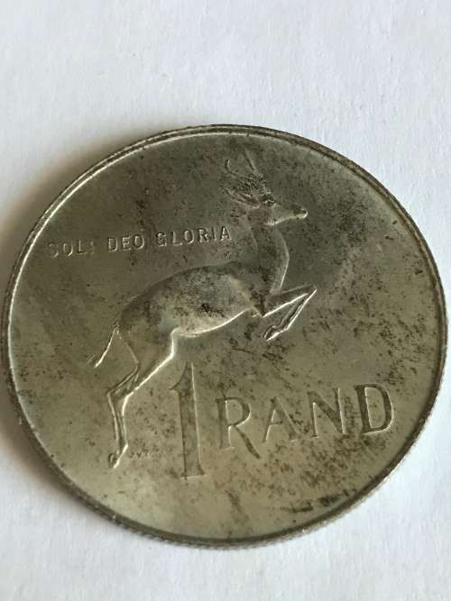 1967  AFRIKAANS  R1 SILVER  CONTENT 12g  PURE SILVER
