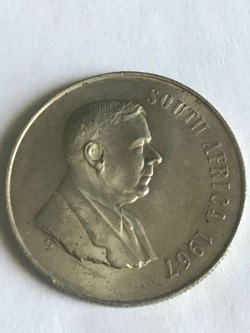1967  ENGLISH  R1 SILVER CONTENT 12g  PURE SILVER