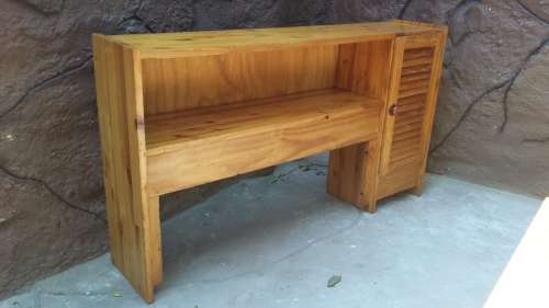 Lovely solid pine single bed headboard.
