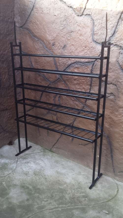 Large metal herb stand.