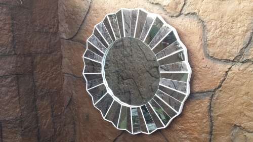 Awesome old Deco mirror.