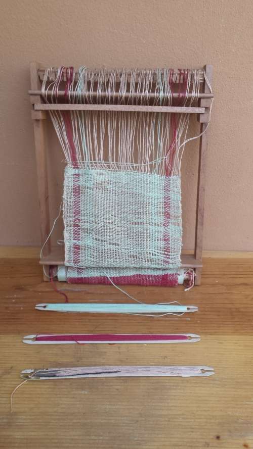 Old hand loom.