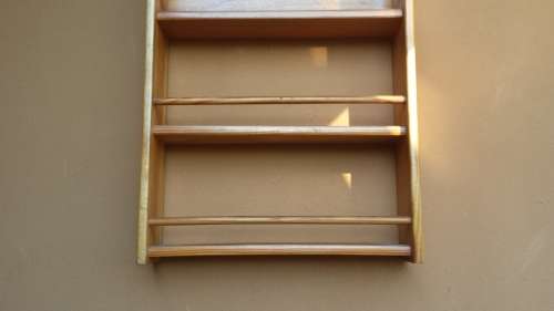 Lovely pine spice rack.