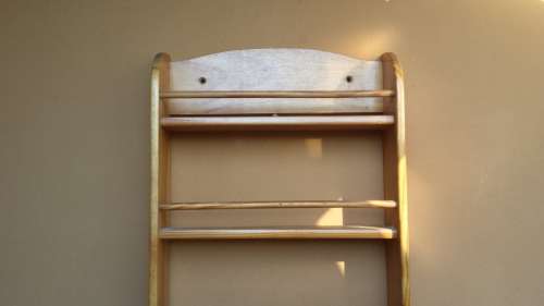 Lovely pine spice rack.