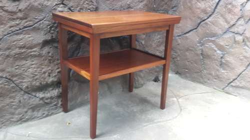 Beautiful two tier wooden occasional table.