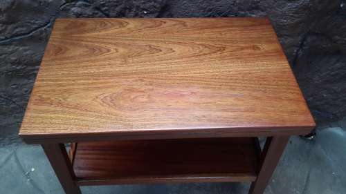 Beautiful two tier wooden occasional table.