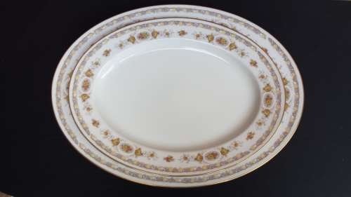 Pair of beautiful Noritake platters.