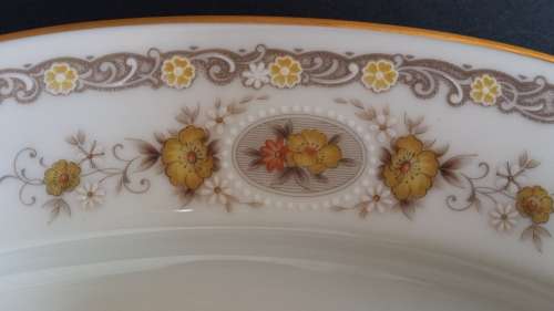 Pair of beautiful Noritake platters.